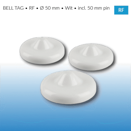BELL TAG RF - Wit - hard tag eas