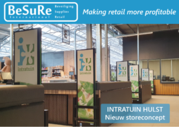 Intratuin Hulst - Nieuwe winkel - artikelbeveiliging detectiepoortjes swing gates en klantgeleiding
