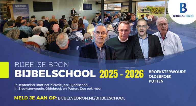 Bijbelse Bron Bijbelschool 2025-2026