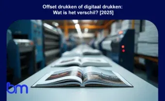 Offset drukken of digitaal drukken – verschil uitgelegd met voorbeeld van boekproductie in moderne drukkerij