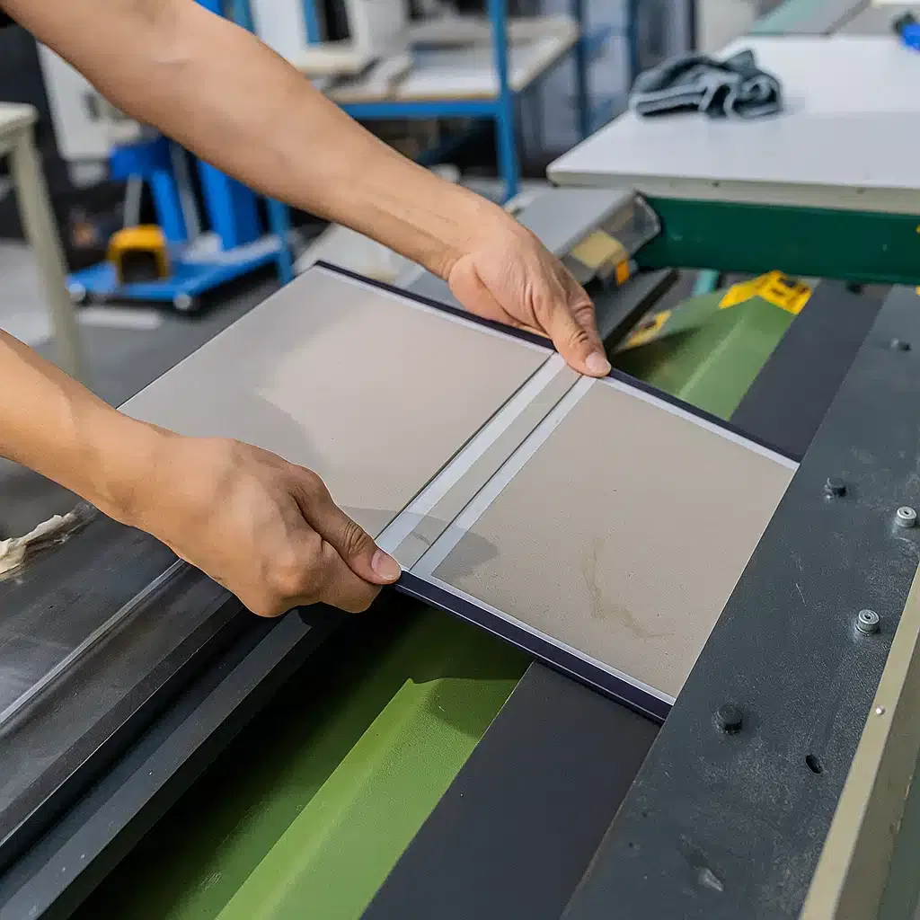 Omslag aanbrengen bij boek laten inbinden met kartonnen rug en platten.