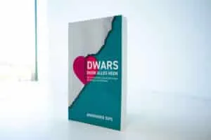 A5 boek drukken met gepersonaliseerde omslag – voorbeeld van een moderne softcover. 