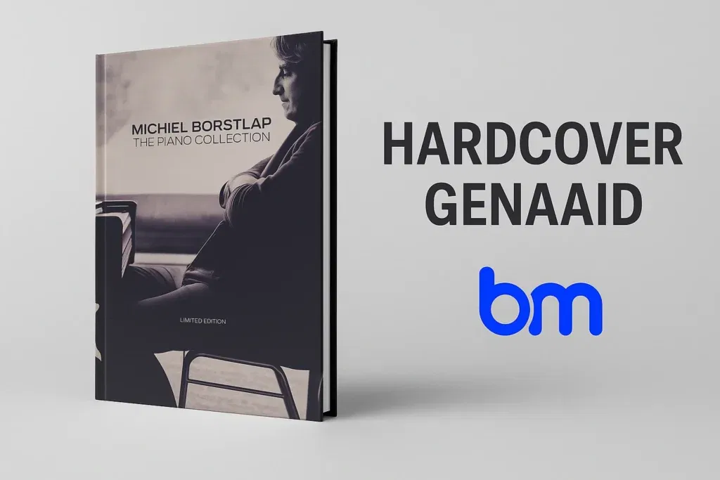 Genaaide hardcover boekbinding – luxe hardcover boek met genaaide rug en duurzame afwerking, gedrukt door Boekenmakers