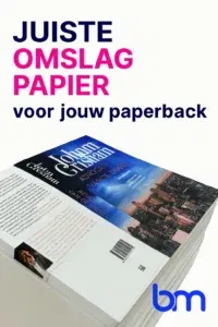 Keuze voor omslagpapier bij paperback drukken: glanzende omslag op 250 grams sulfaatkarton
