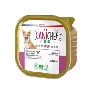 Hondenvoer zonder granen rundvleesterrine BIO – Hond