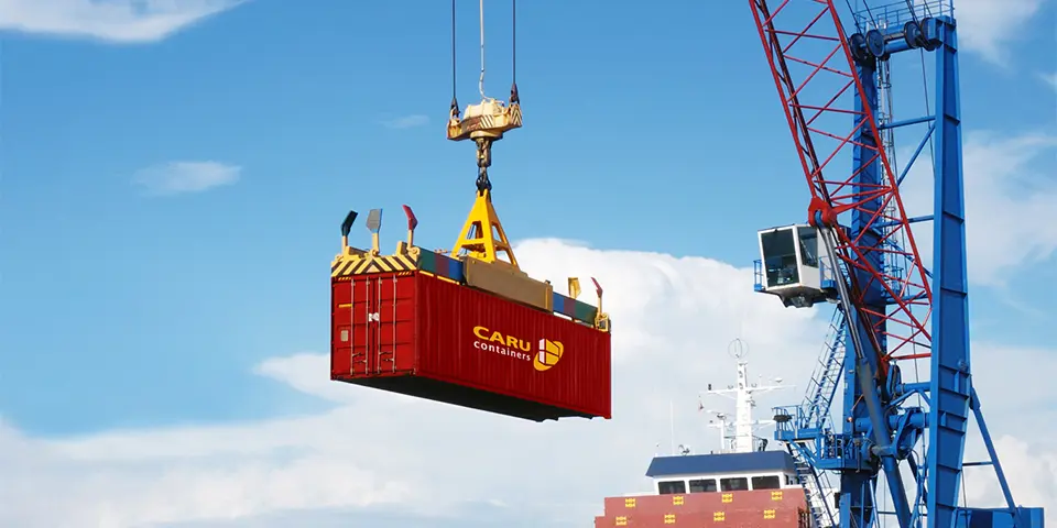 opgetilde container