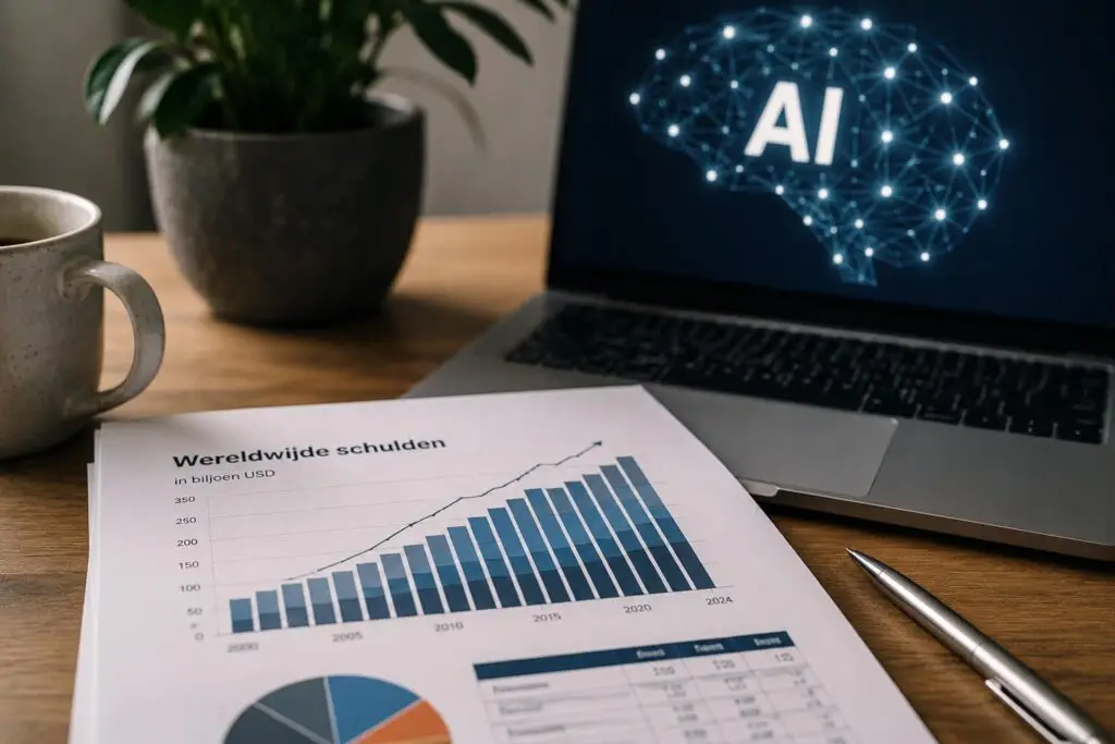 AI-investeringen jagen wereldwijde schulden fors omhoog cover