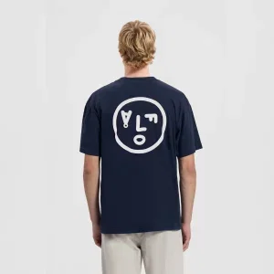 Olaf Hussein Olaf Face Tee Navy