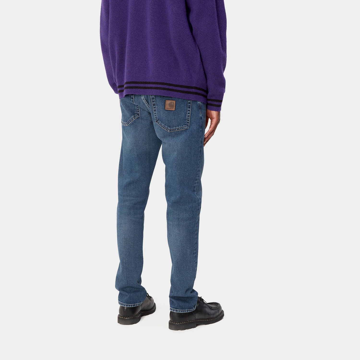 Carhartt WIP Klondike Pant Blue Dark Used Wash - Afbeelding 2