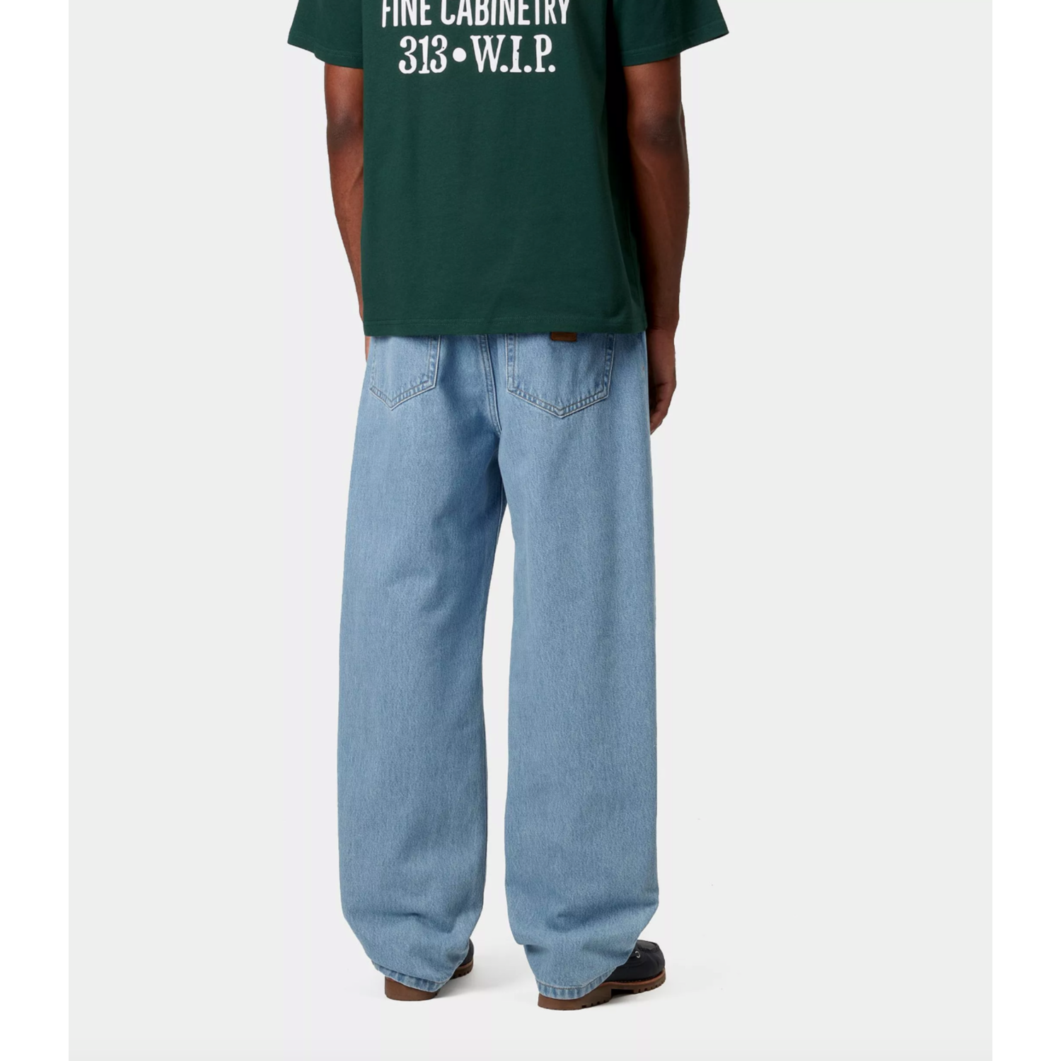 Carhartt WIP Aaron Pant Blue Stone Bleached - Afbeelding 3