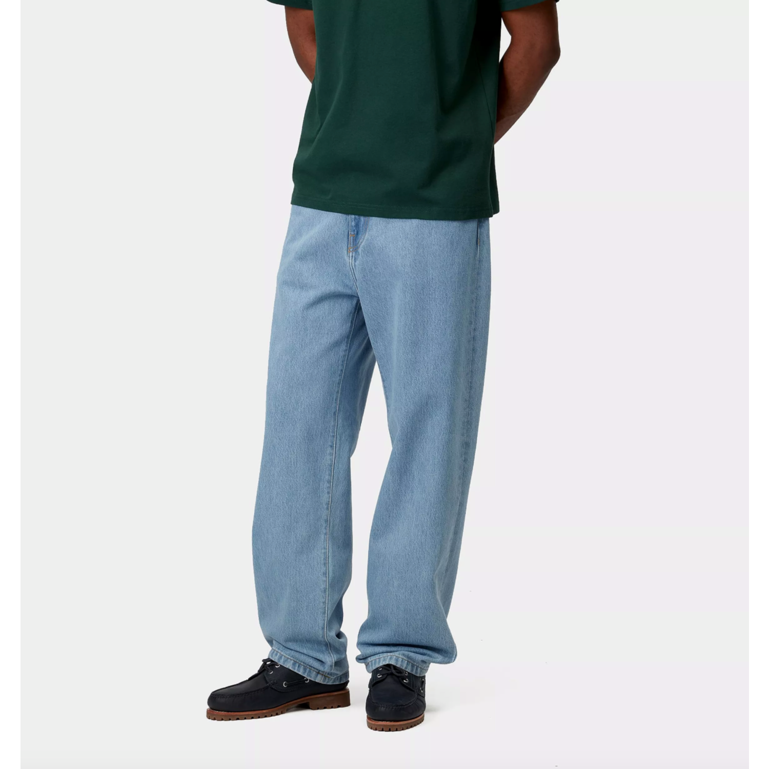 Carhartt WIP Aaron Pant Blue Stone Bleached - Afbeelding 4