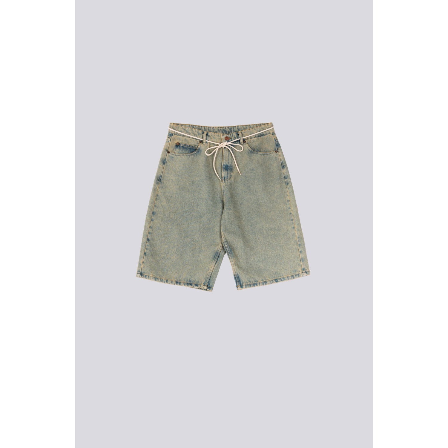 Goodies Sportive Dirty Denim Shorts - Afbeelding 3
