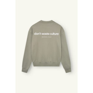 Don't Waste Culture Matt Sweater Taupe