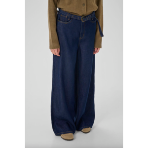 My Essential Wardrobe Tasma Mid X-Wide Jeans Dark Blue