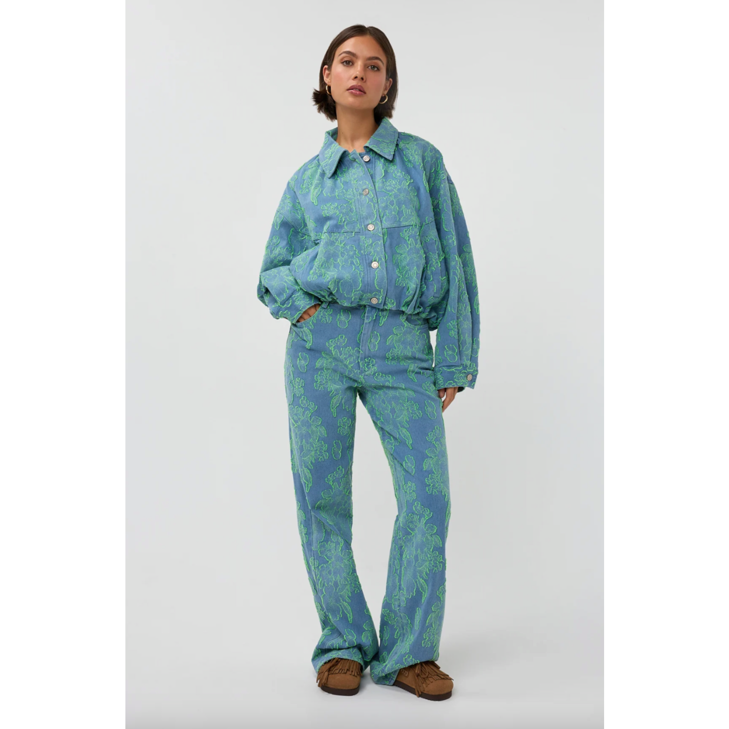 Studio Amaya Layla Bomber Lime - Afbeelding 2