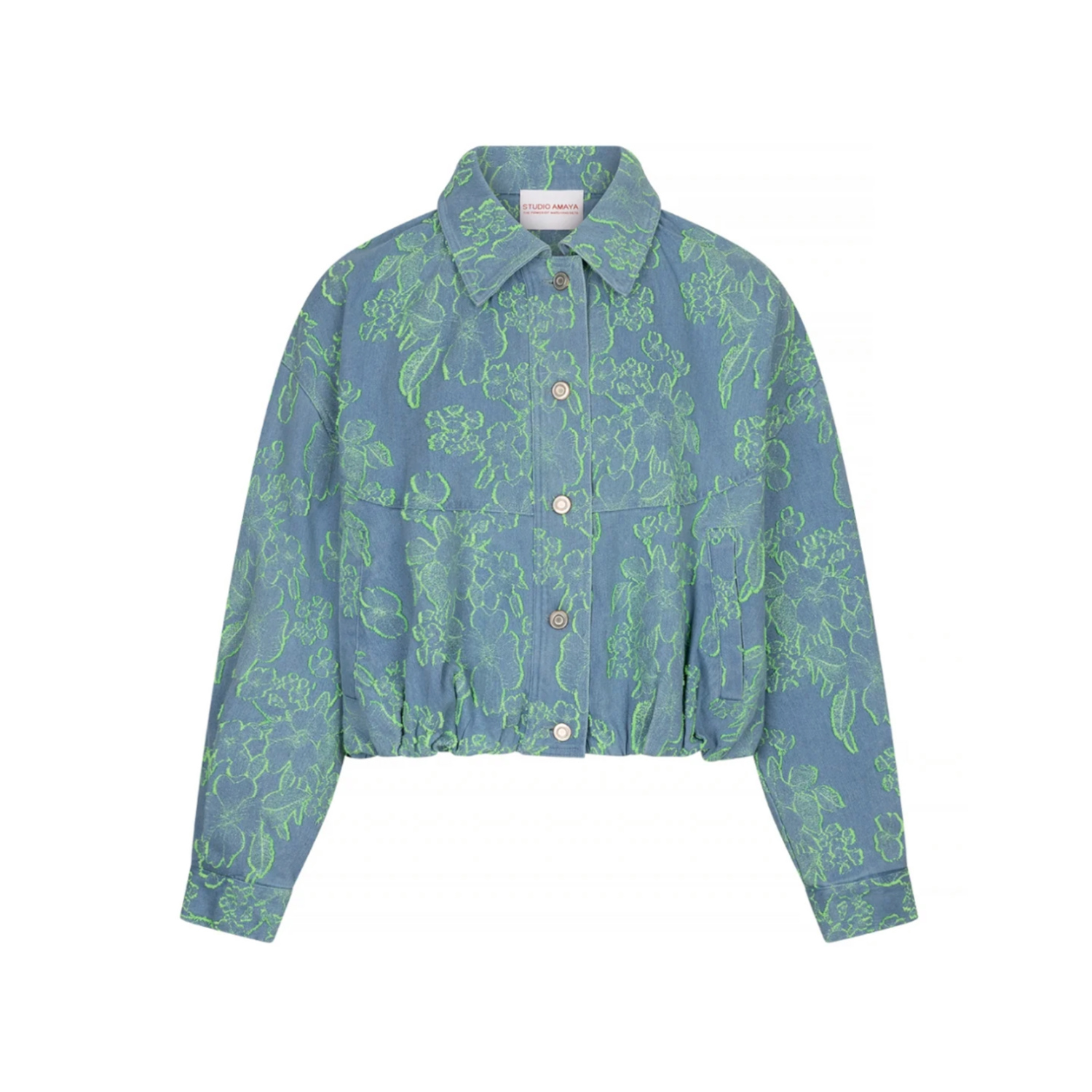 Studio Amaya Layla Bomber Lime - Afbeelding 3