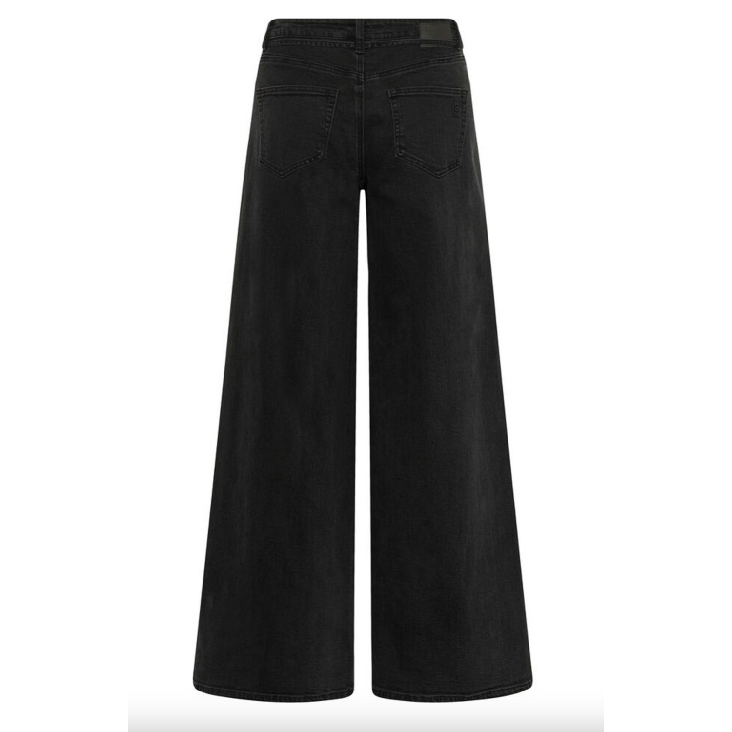 My Essential Wardrobe Karo Mid X-Wide Jeans Dark Grey Wash - Afbeelding 3