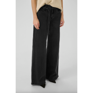 My Essential Wardrobe Karo Mid X-Wide Jeans Dark Grey Wash