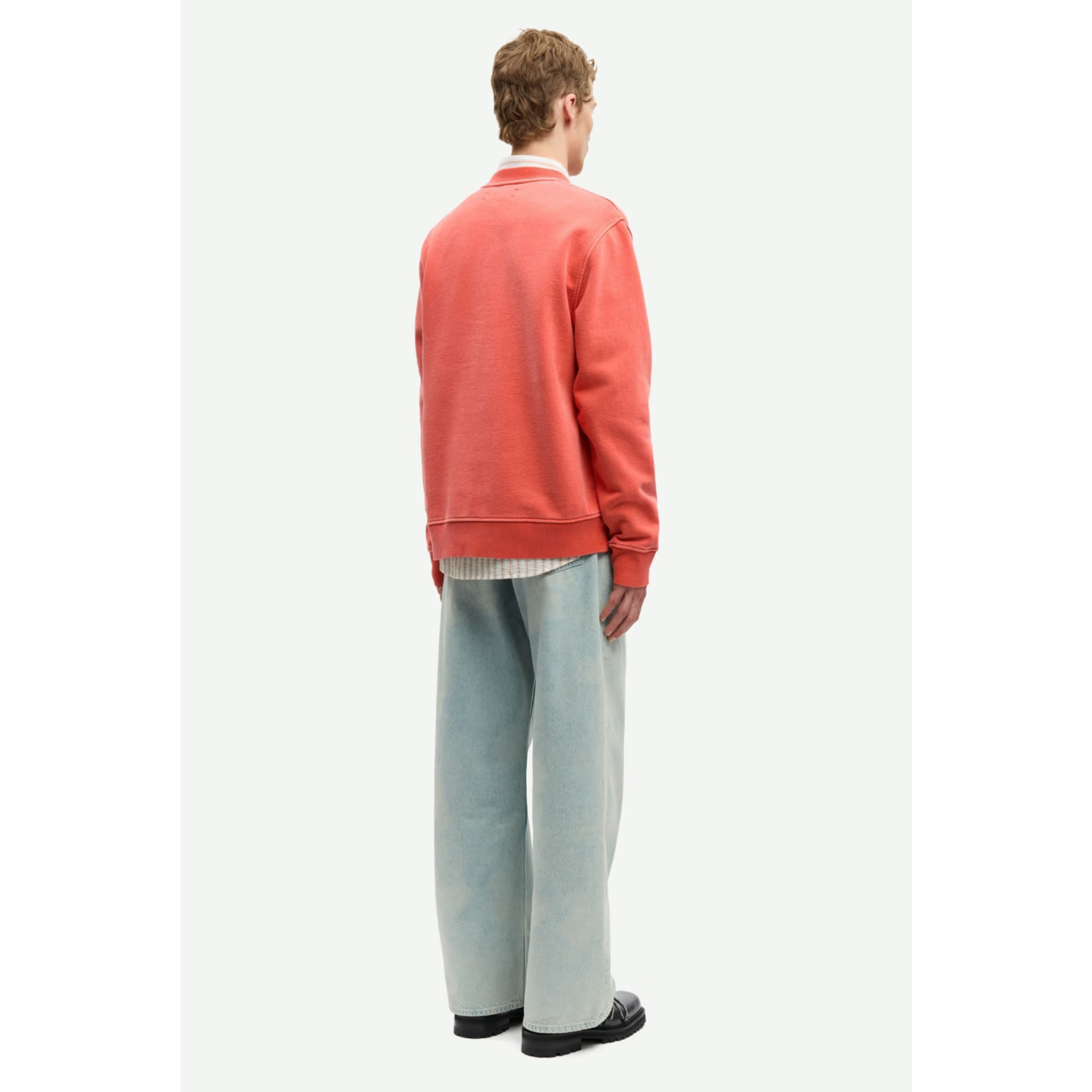 Samsoe Samsoe Sajoel sweatshirt Aurora Red - Afbeelding 2