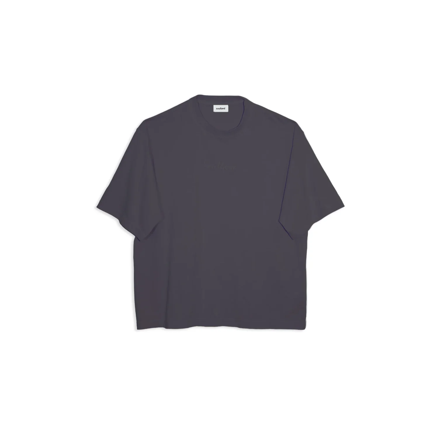 Soulland Guy T-Shirt Garment Dyed Grey