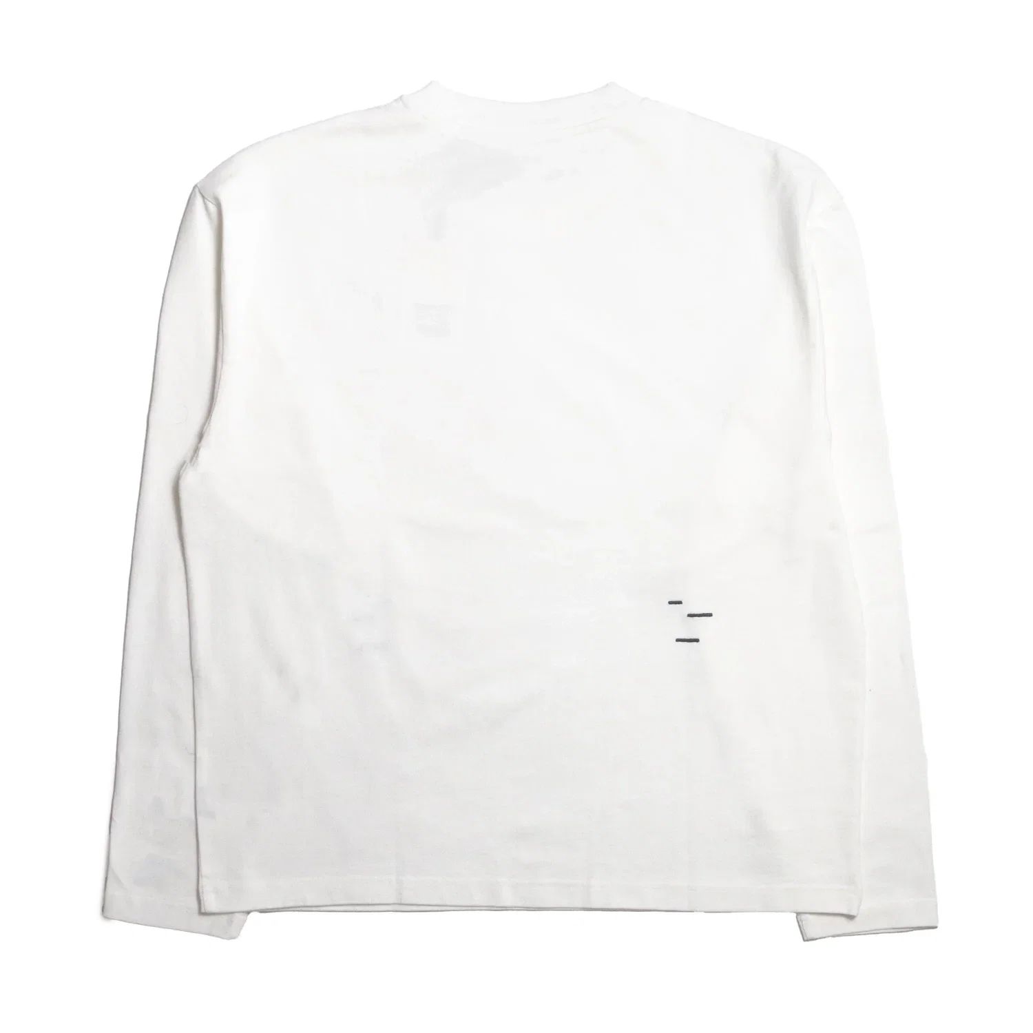 The Savage Report Logo Bar Long Sleeve Off White - Afbeelding 2