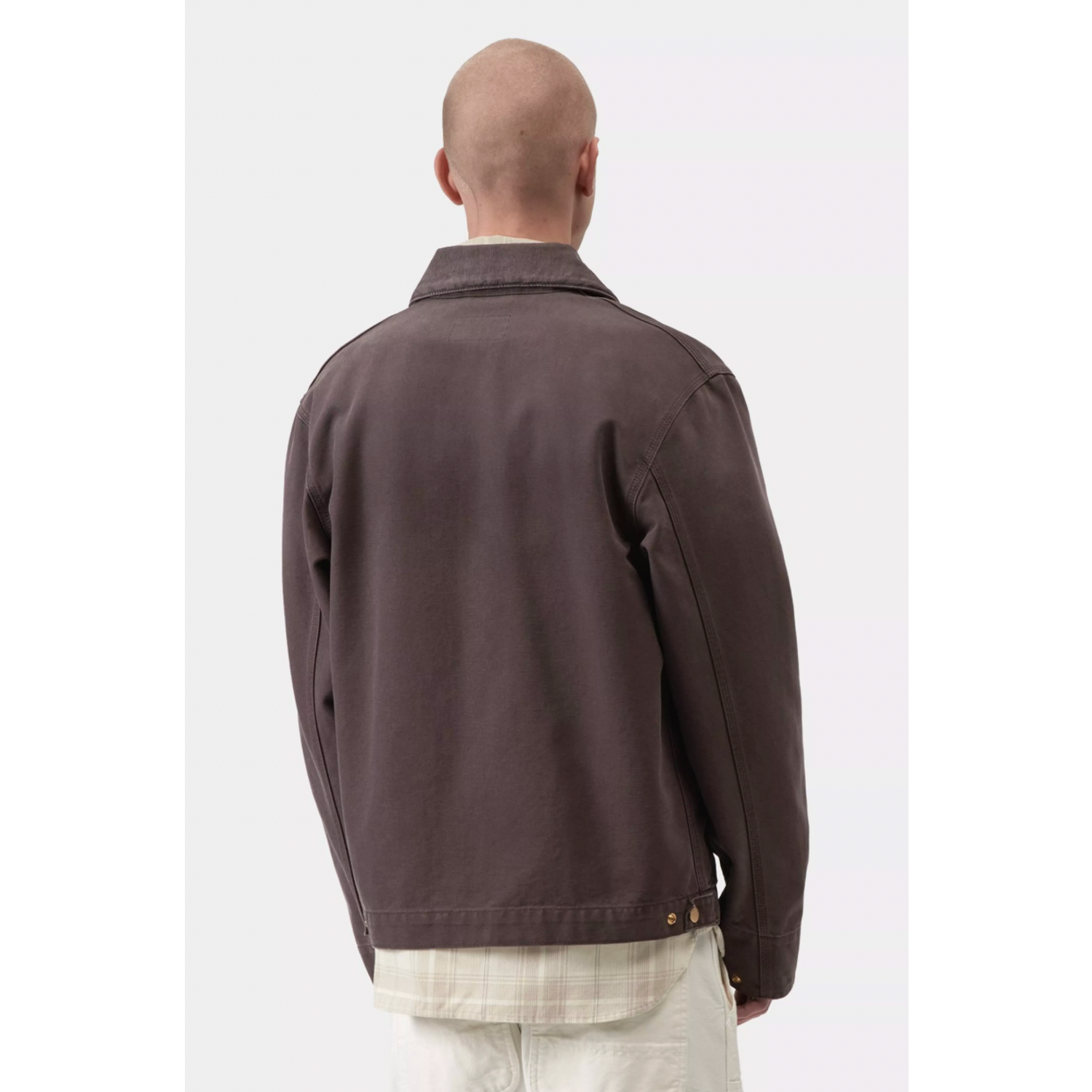 Carhartt WIP Detroit Jacket Shale/Shale Stone Canvas - Afbeelding 2