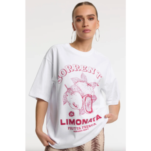 Refined Department Maggy T-Shirt Limonata - White, XS