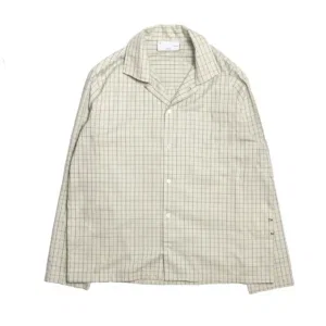 The Savage Report Checked TSR Shirt Washed Green