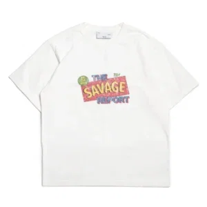 The Savage Report TSR Comic T-Shirt Off White - Off White, XL