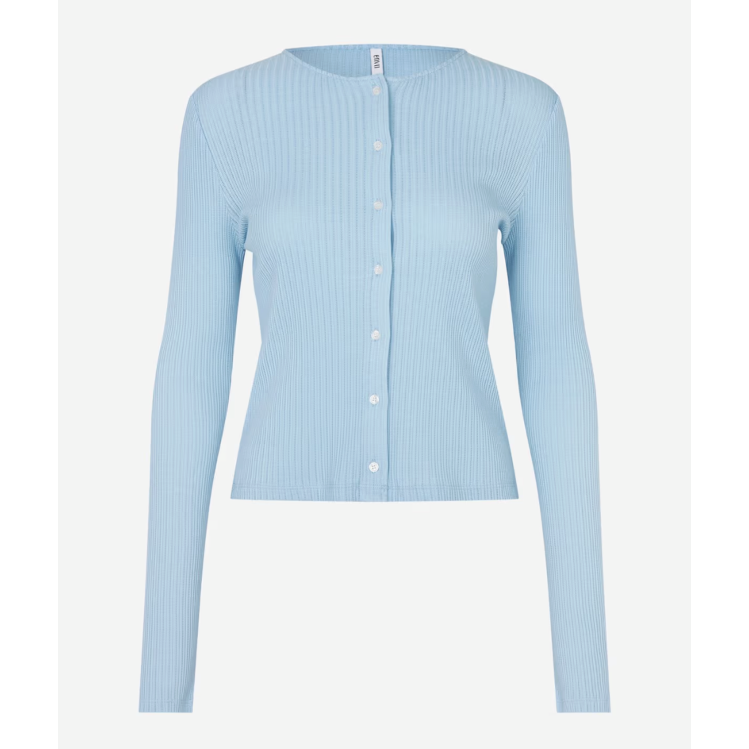 Envii Envolvi LS Cardigan Powder Blue - Afbeelding 3