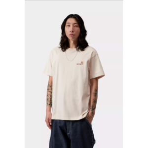 Carhartt SS American Script T-Shirt Naturel