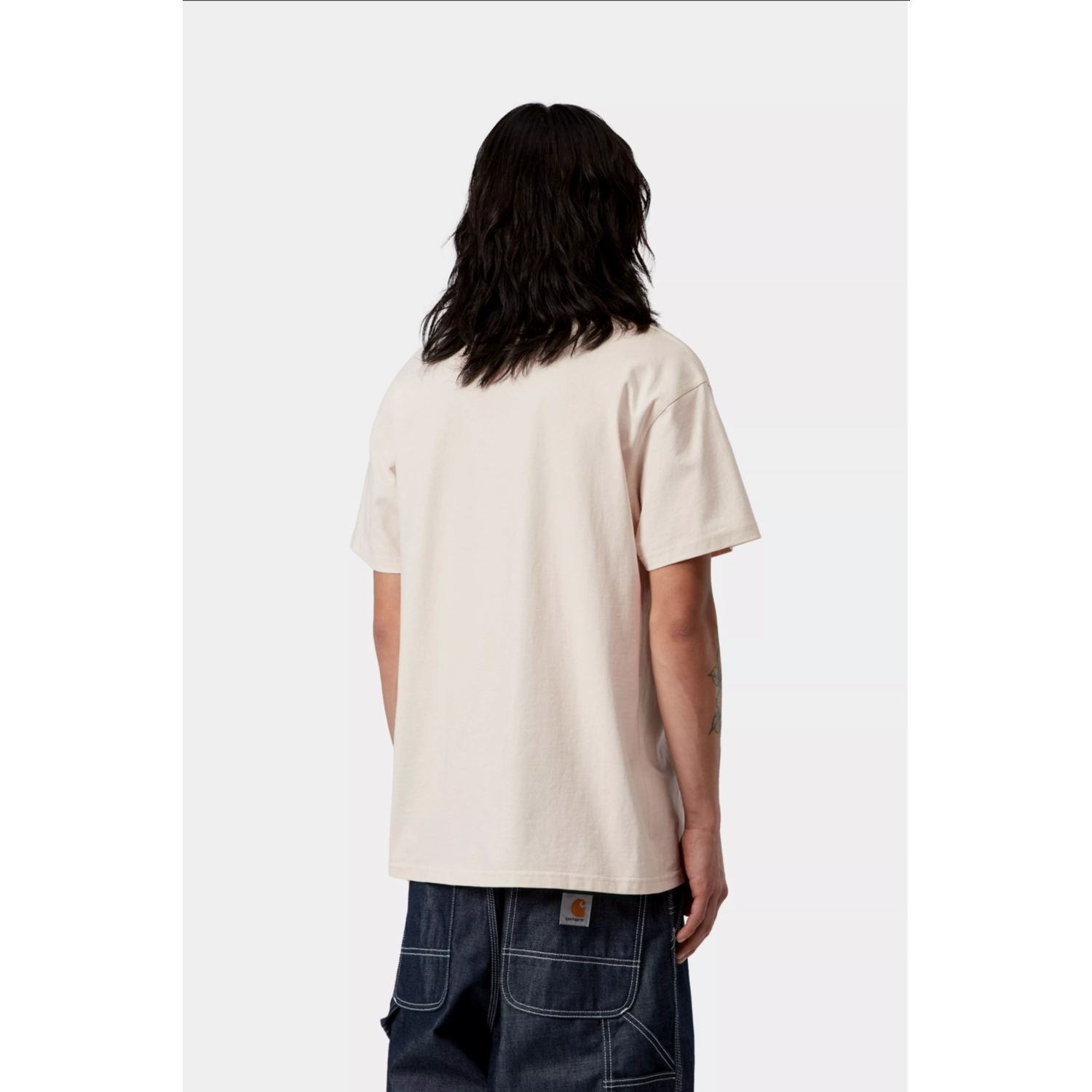 Carhartt SS American Script T-Shirt Naturel - Afbeelding 2