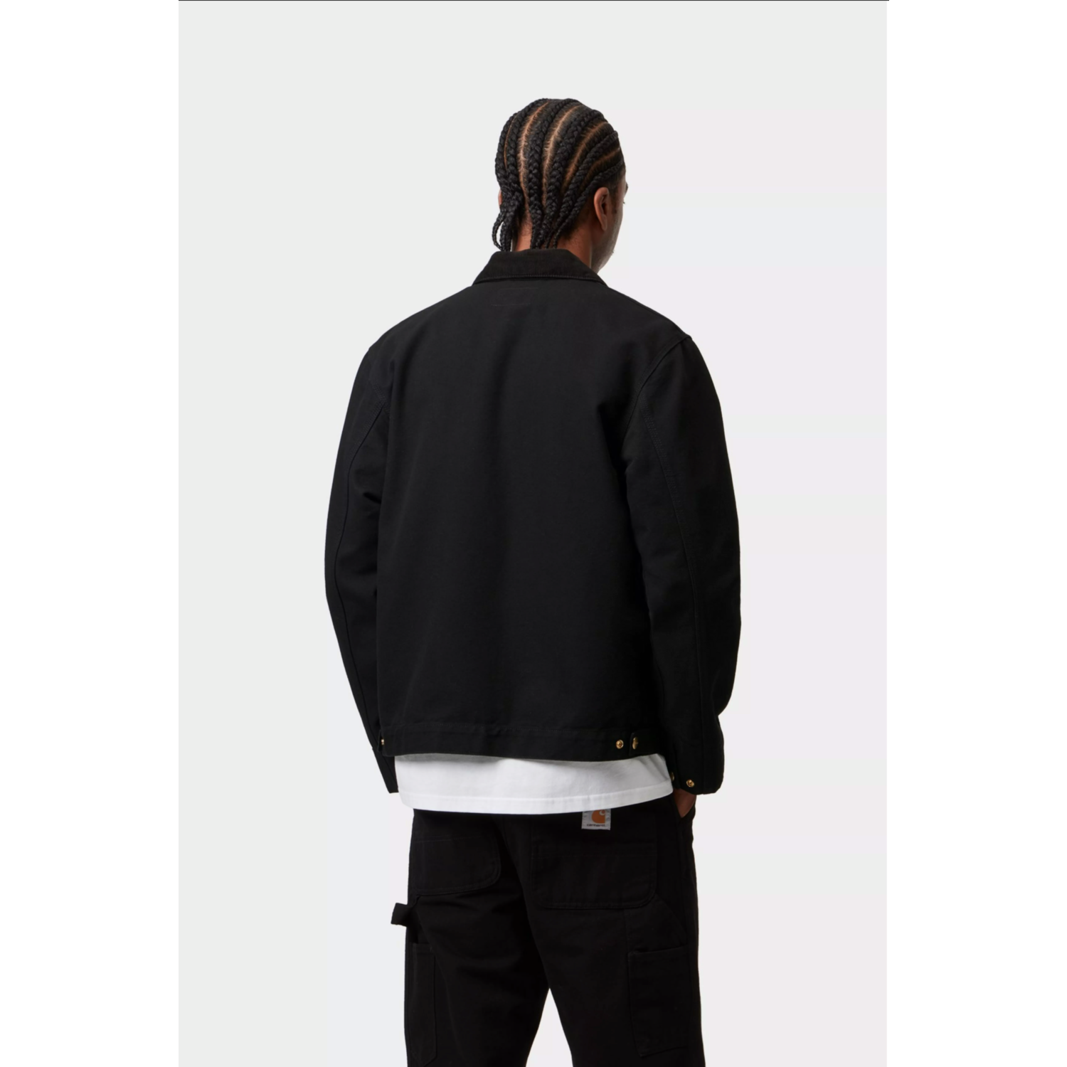 Carhartt WIP Detroit Jacket Black Rinsed - Afbeelding 2