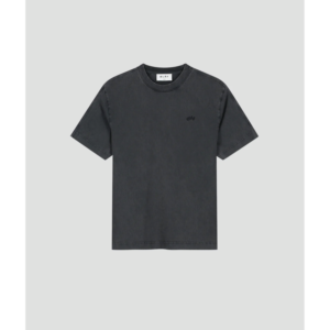 Olaf Washed Signature SS Tee Charcoal