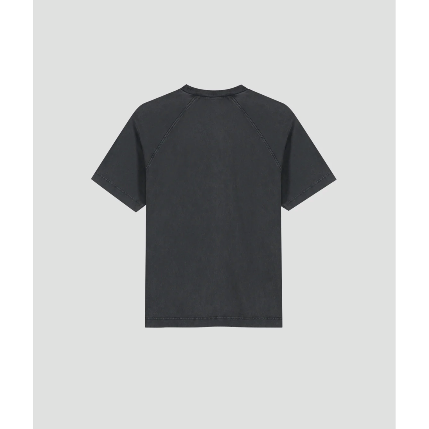 Olaf Washed Signature SS Tee Charcoal - Afbeelding 4