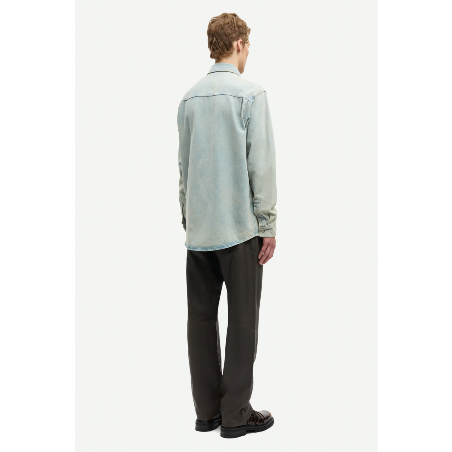 Samsoe Samsoe Sadamon work shirt Pale Cloud - Afbeelding 2
