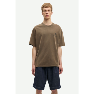 Samsoe Samsoe Sacohen t-shirt Brown Stamp