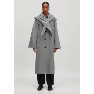 Edited Alea Wool Coat Grey Melange - Grey Melange, 34