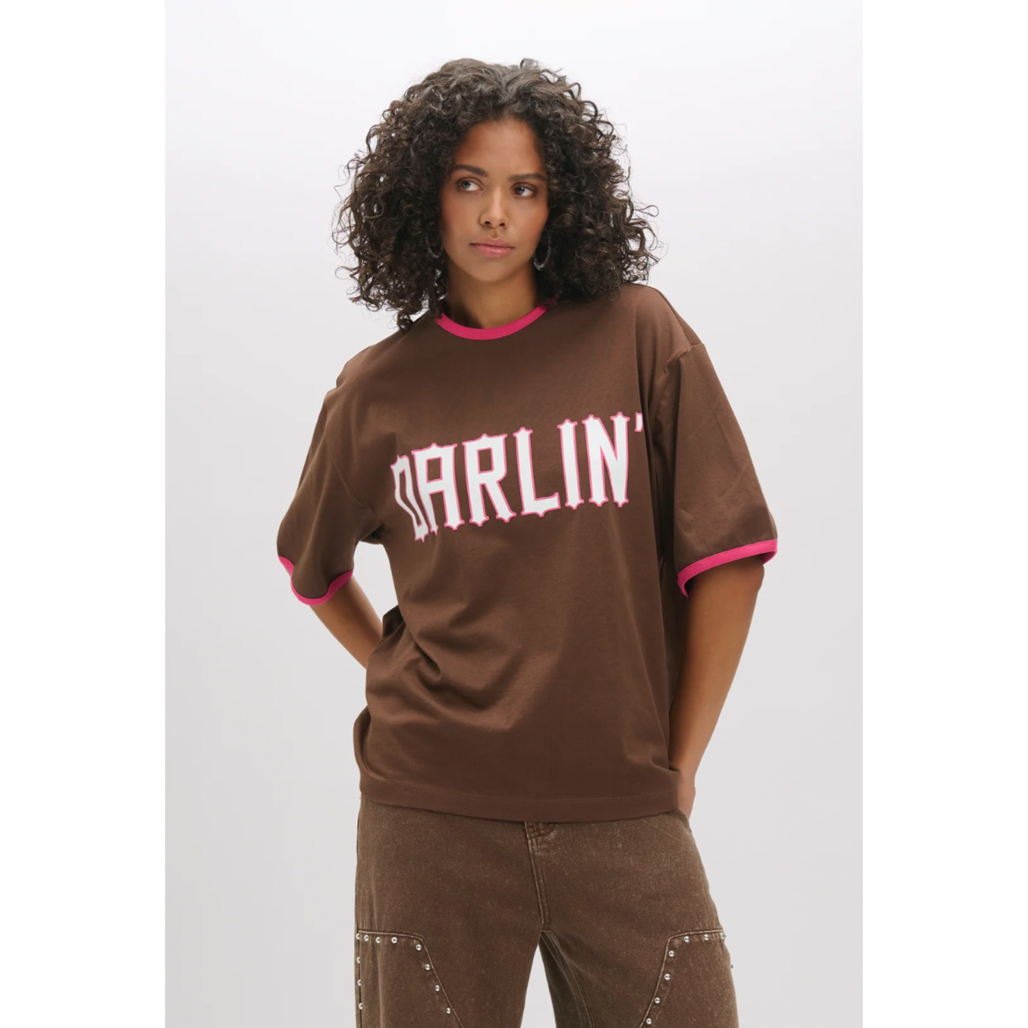 Refined Department Loui T-Shirt Brown