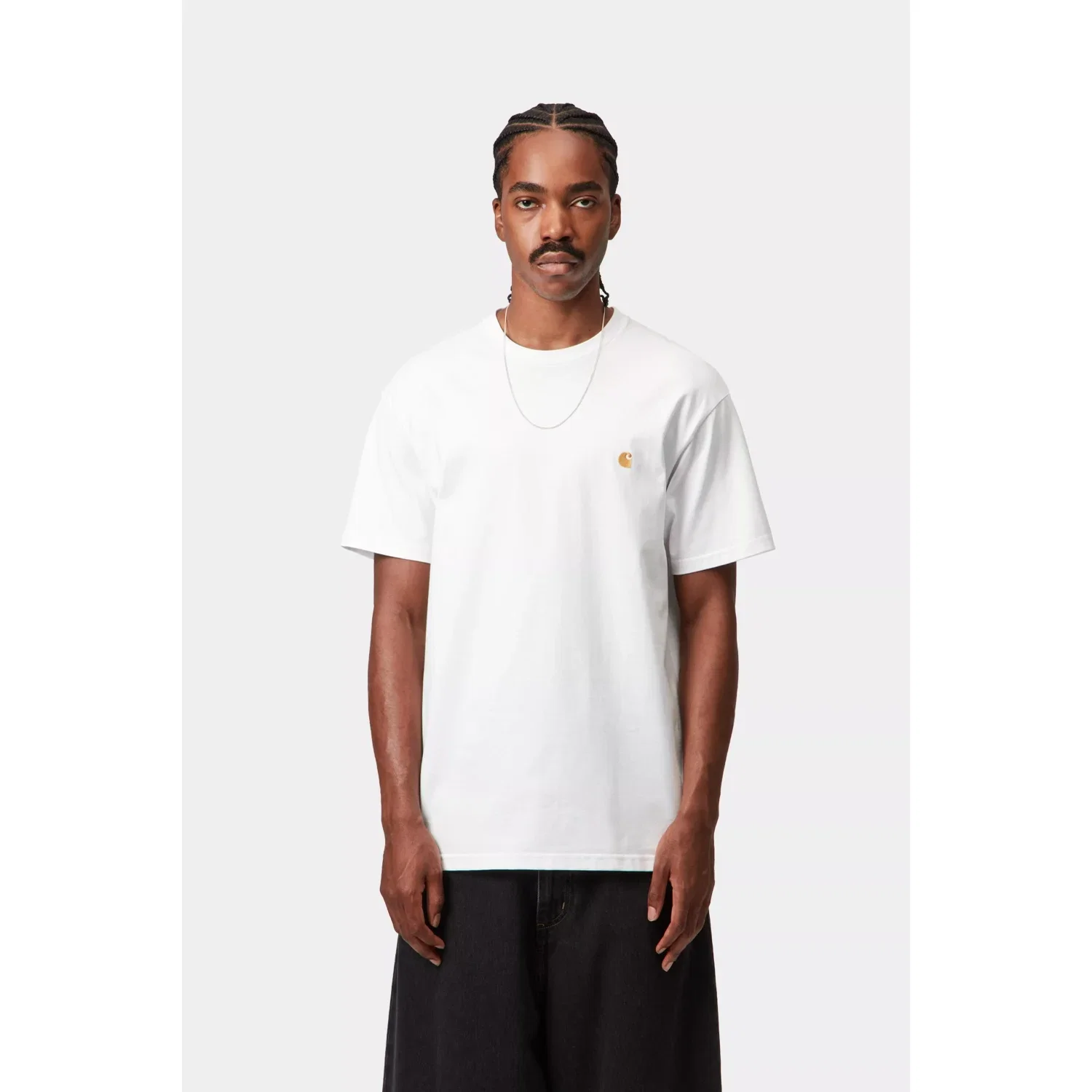 Carhartt WIP SS Chase T-Shirt White/Gold