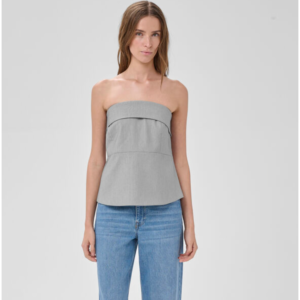 My Essential Wardrobe Hanna Corsage Light Grey Melange