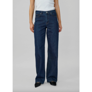 My Essential Wardrobe The Louis High Wide Dark Blue Un-Wash - Dark Blue Un Wash, 27/32