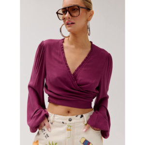 Harper & Yve Flora Top Cassis
