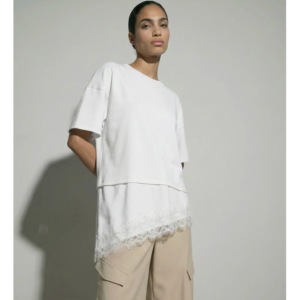 Hypedrop Dorka SS Boxy Layered Lace T-Shirt