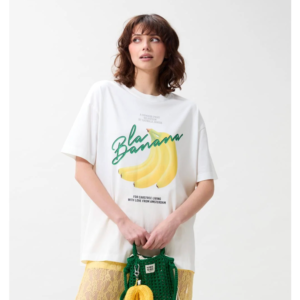 Catwalk Junkie Oversized Graphic T-Shirt Off White - Off White, 38