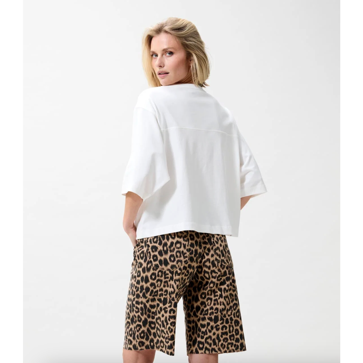 Catwalk Junkie Strap Detail T-Shirt Off White - Afbeelding 2
