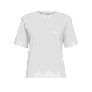 Selected Essential SS Boxy Tee Noos White
