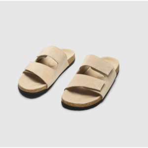 Selected Betsy Suede Strap Sandal Sand - Sand, 36