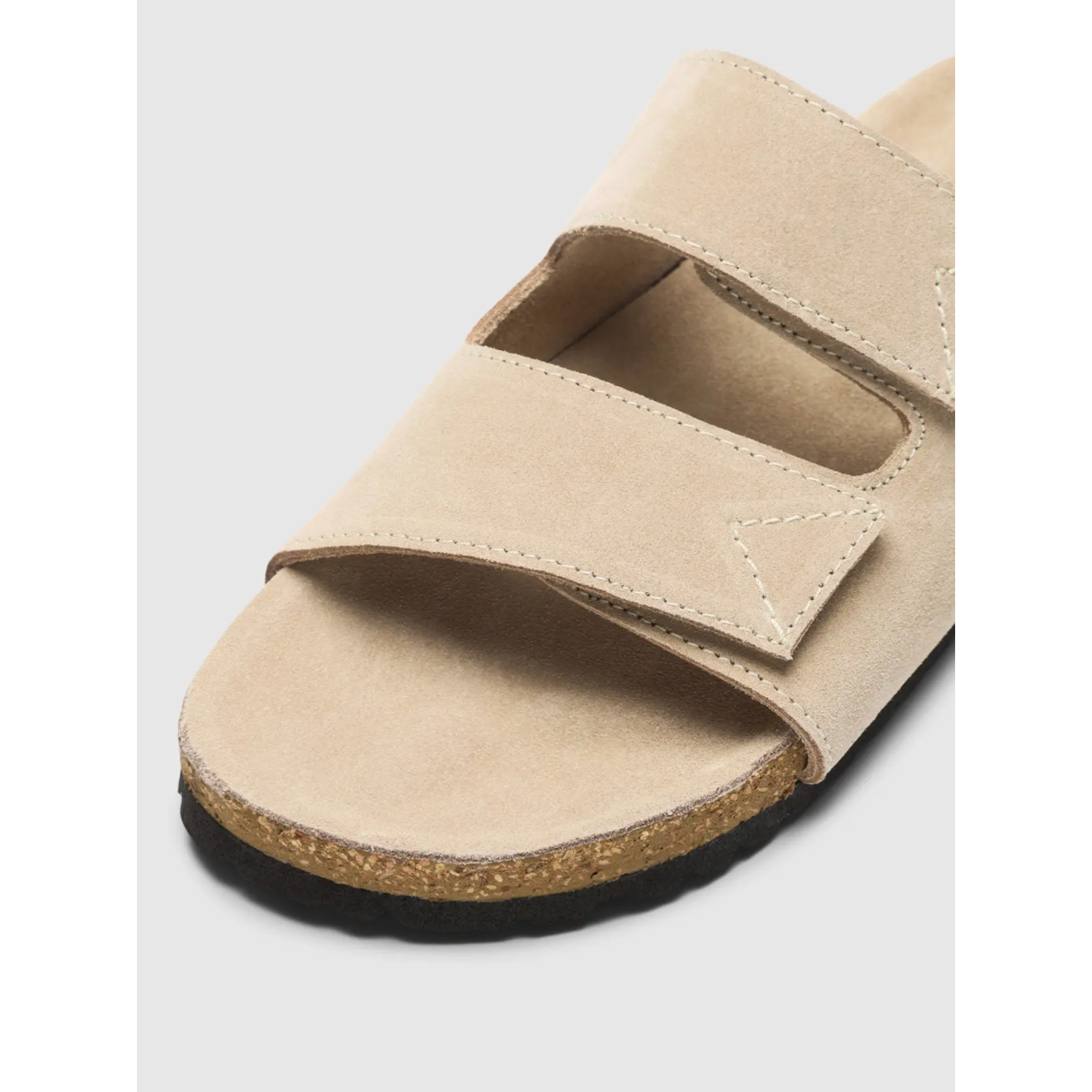Selected Betsy Suede Strap Sandal Sand - Afbeelding 2