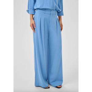 My Essential Wardrobe Zoe Gilda Wide Pant - Silver Lake Blue, 40